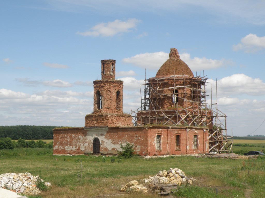Церковь Казанской иконы Божией Матери, Большие Извалы (Елецкий район и г. Елец, Липецкая область). документальные фотографии