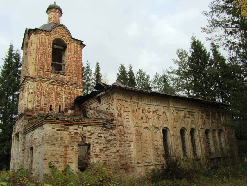 Нимендский (Нимяндский) погост. Церковь Николая Чудотворца на Нимянде. фасады, южный фасад