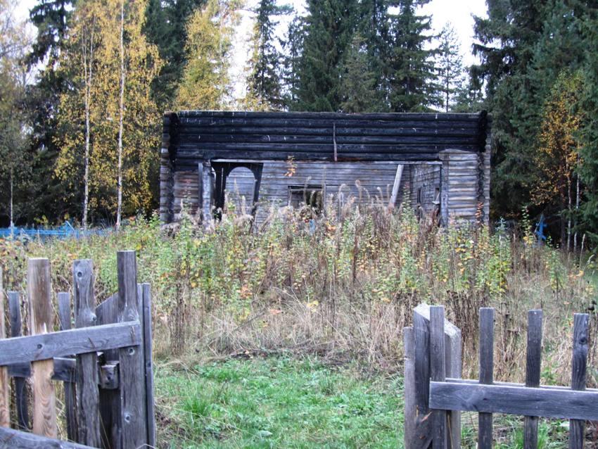 Церковь Николая Чудотворца, Кудрино (Никольский район, Вологодская область). общий вид в ландшафте, вид с востока