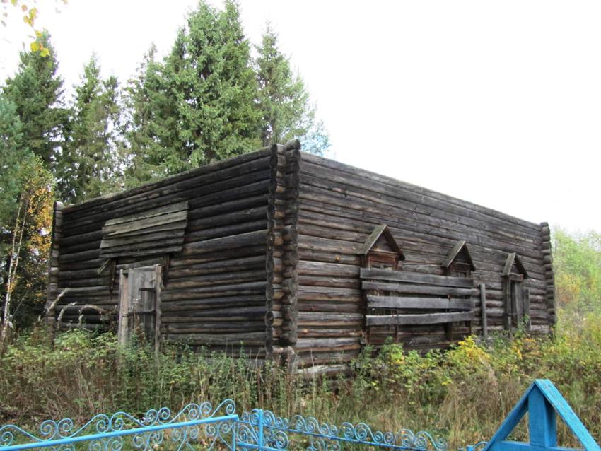Церковь Николая Чудотворца, Кудрино (Никольский район, Вологодская область). фасады, вид с юго-запада