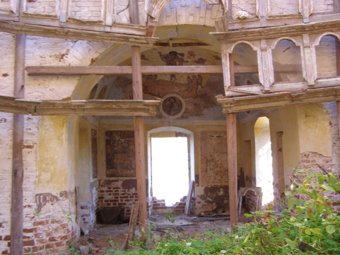Церковь Космы и Дамиана, Козьмодемьян (Островский район, Костромская область). интерьер и убранство