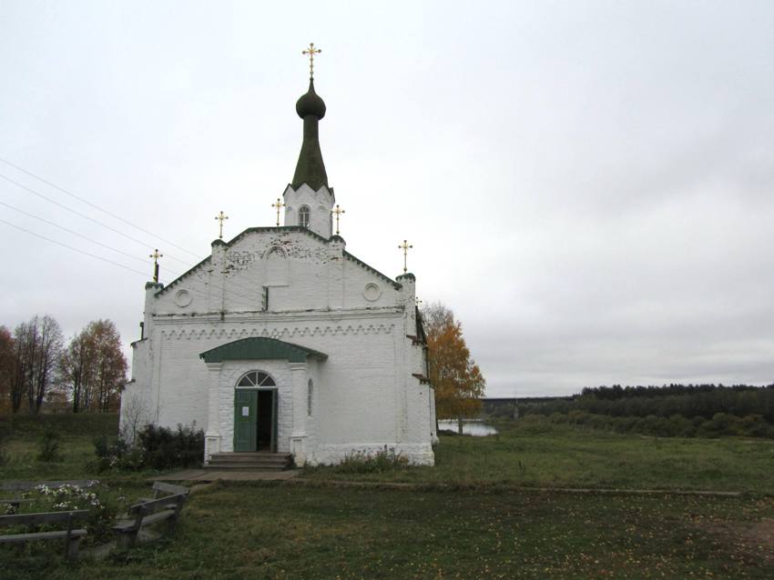 Церковь Александра Невского, Кичменгский Городок (Кичменгско-Городецкий район, Вологодская область). фасады, вид с запада