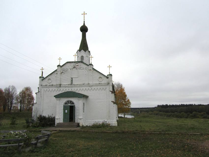 Кичменгский Городок. Церковь Александра Невского. фасады, вид с запада