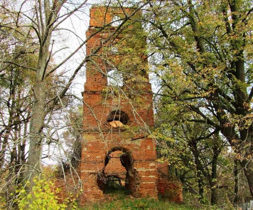 Церковь Казанской иконы Божией Матери, Грязново (Ферзиковский район, Калужская область). фасады, вид с запада