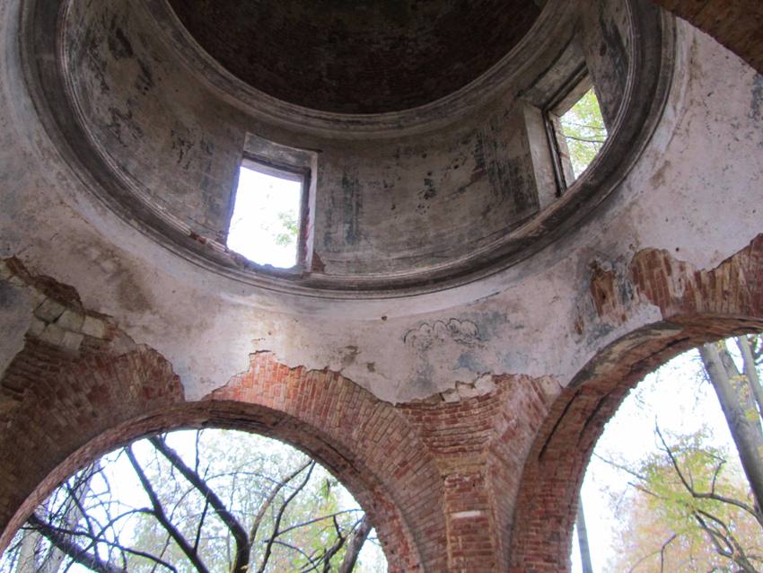 Церковь Казанской иконы Божией Матери, Грязново (Ферзиковский район, Калужская область). интерьер и убранство, северо-восточный тромп основного объема