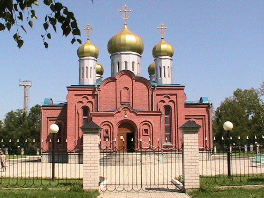 Усть-Каменогорск. Церковь Зиновия, иерея Согринского. общий вид в ландшафте, Фото выполнено Андреем Шаповаловым