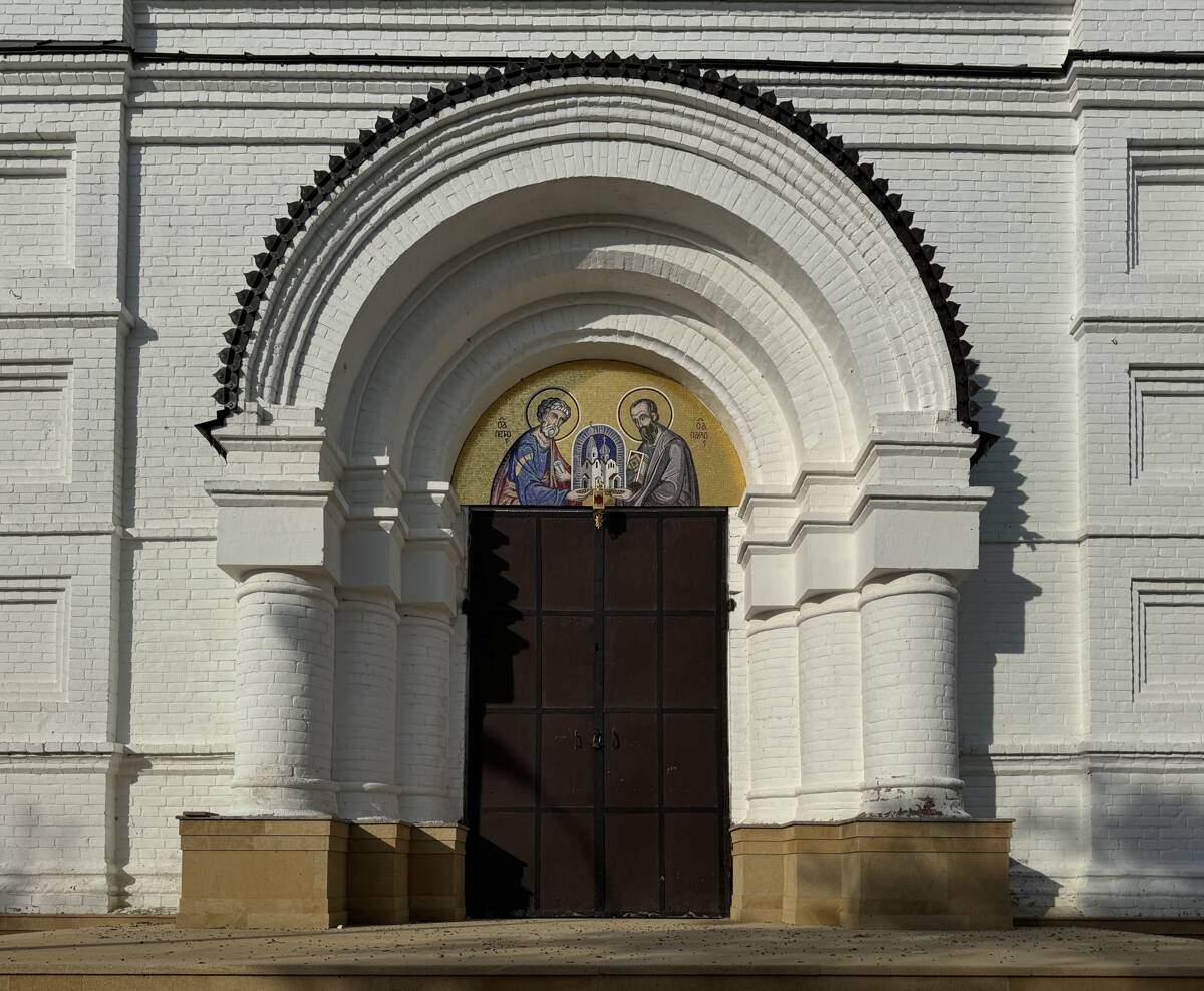 Церковь Рождества Пресвятой Богородицы, Никольское (Енотаевский район, Астраханская область). архитектурные детали, Южный портал