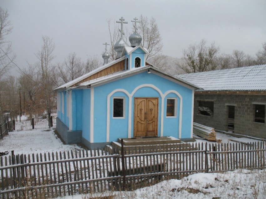 Церковь Рождества Пресвятой Богородицы, Асубулак (Восточно-Казахстанская область, Казахстан). фасады, Вид с запада