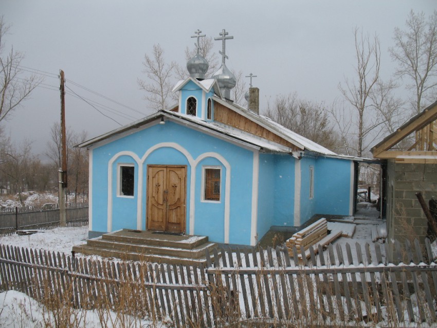 Церковь Рождества Пресвятой Богородицы, Асубулак (Восточно-Казахстанская область, Казахстан). фасады, Вид с юго-запада