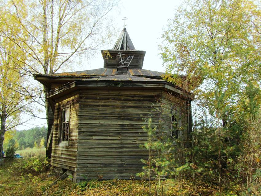 Церковь Рождества Пресвятой Богородицы, Жаровиха (Жеровиха) (Кичменгско-Городецкий район, Вологодская область). фасады, вид с востока