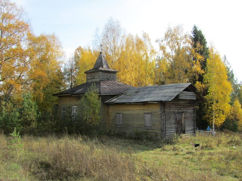 Церковь Рождества Пресвятой Богородицы, Жаровиха (Жеровиха) (Кичменгско-Городецкий район, Вологодская область). фасады, вид с северо-запада