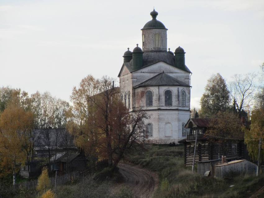 Церковь Георгия Победоносца, Косково (Кичменгско-Городецкий район, Вологодская область). фасады, вид с востока