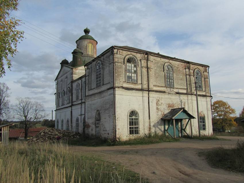 Косково. Церковь Георгия Победоносца. фасады, вид с северо-запада