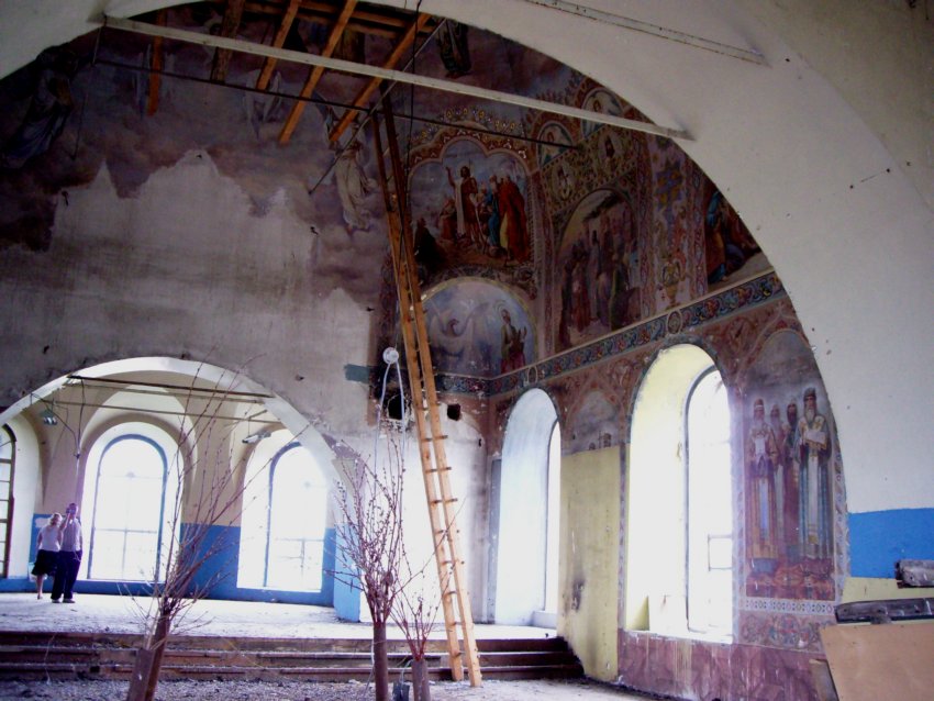 Церковь Георгия Победоносца, Косково (Кичменгско-Городецкий район, Вологодская область). интерьер и убранство, Второй этаж церкви
