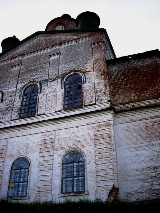 Косково. Церковь Георгия Победоносца. архитектурные детали, южный фасад
