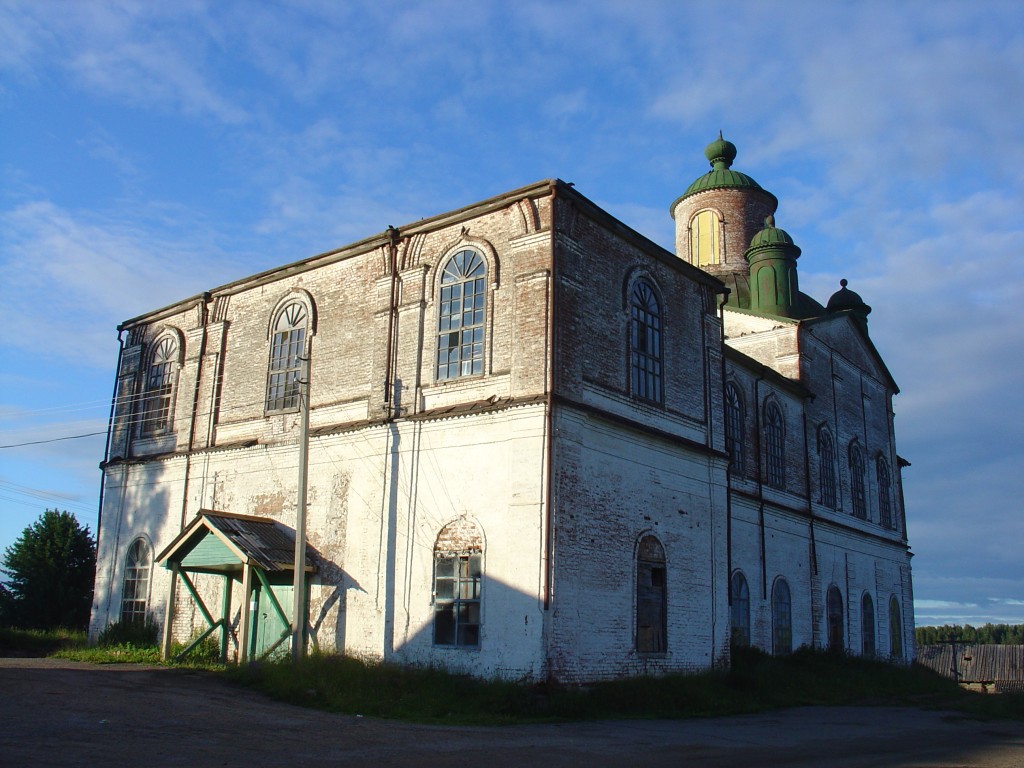 Церковь Георгия Победоносца, Косково (Кичменгско-Городецкий район, Вологодская область). фасады, 2005