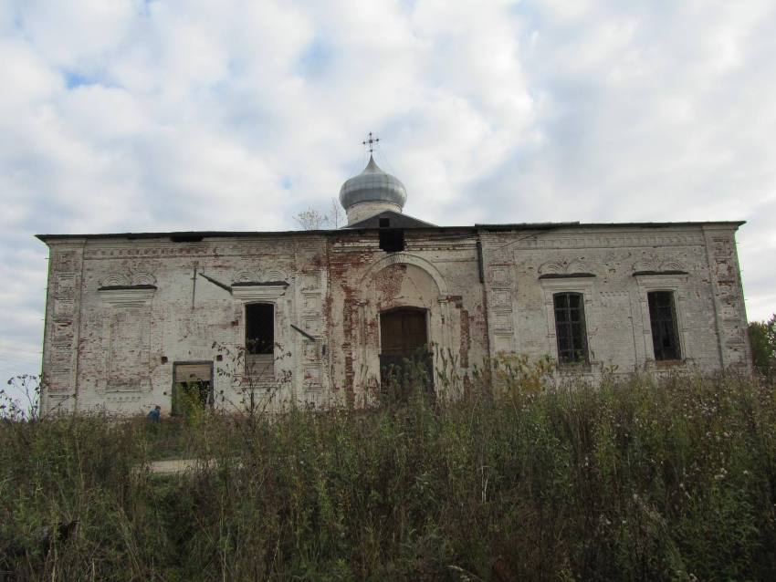Церковь Георгия Победоносца, Щепелино (Кичменгско-Городецкий район, Вологодская область). фасады, западный фасад