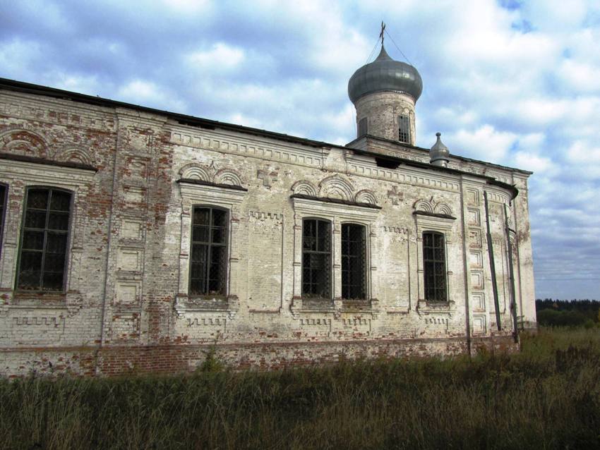 Церковь Георгия Победоносца, Щепелино (Кичменгско-Городецкий район, Вологодская область). фасады, южный придел