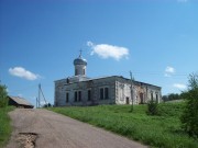 Церковь Георгия Победоносца, Новогеоргиевская Халезская церковь. Вид из под горы. Фото Д.А. Пшеницын<br>, Щепелино, Кичменгско-Городецкий район, Вологодская область