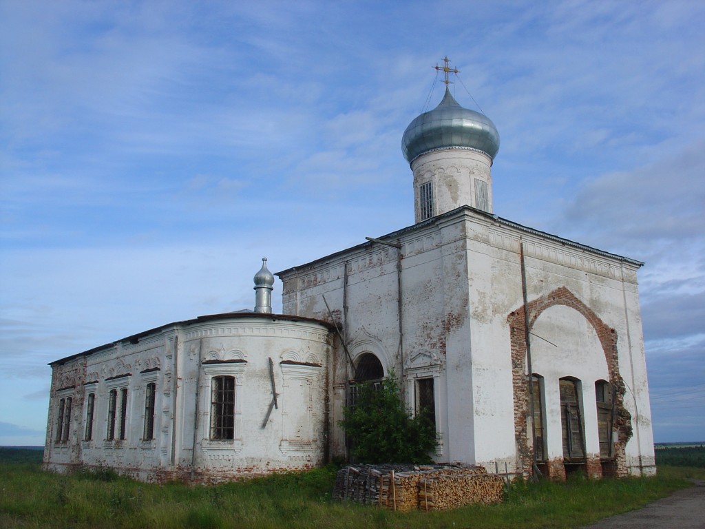 Щепелино. Церковь Георгия Победоносца. фасады, 2005