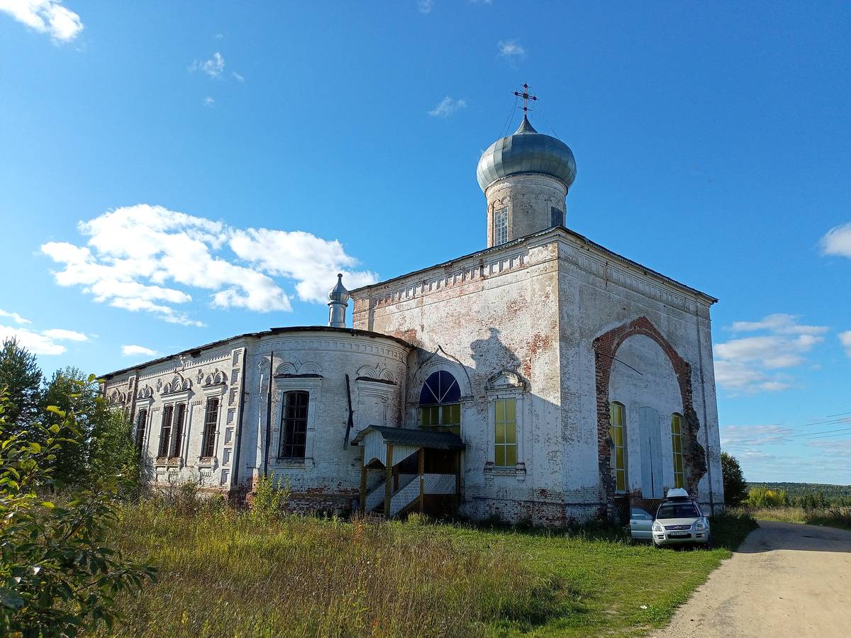 Церковь Георгия Победоносца, Щепелино (Кичменгско-Городецкий район, Вологодская область). фасады