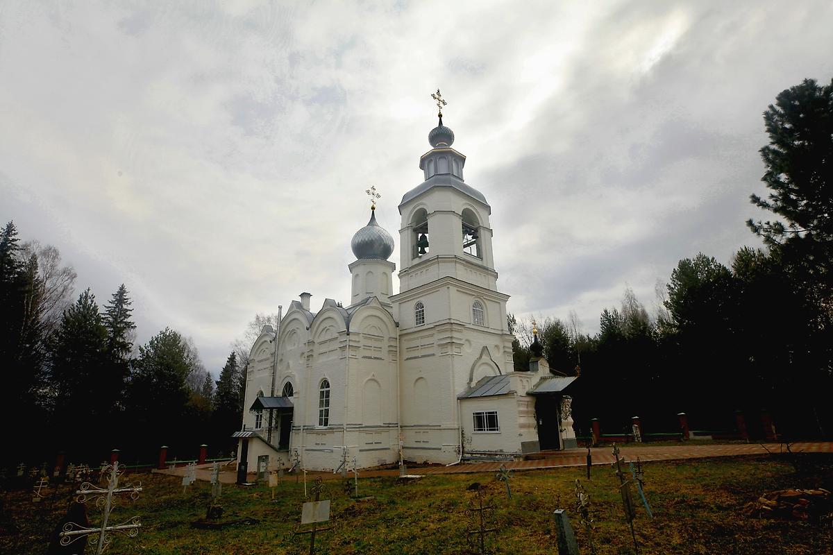фасады. Церковь Воскресения Христова, Гусево (Мантуровский район, Костромская область)