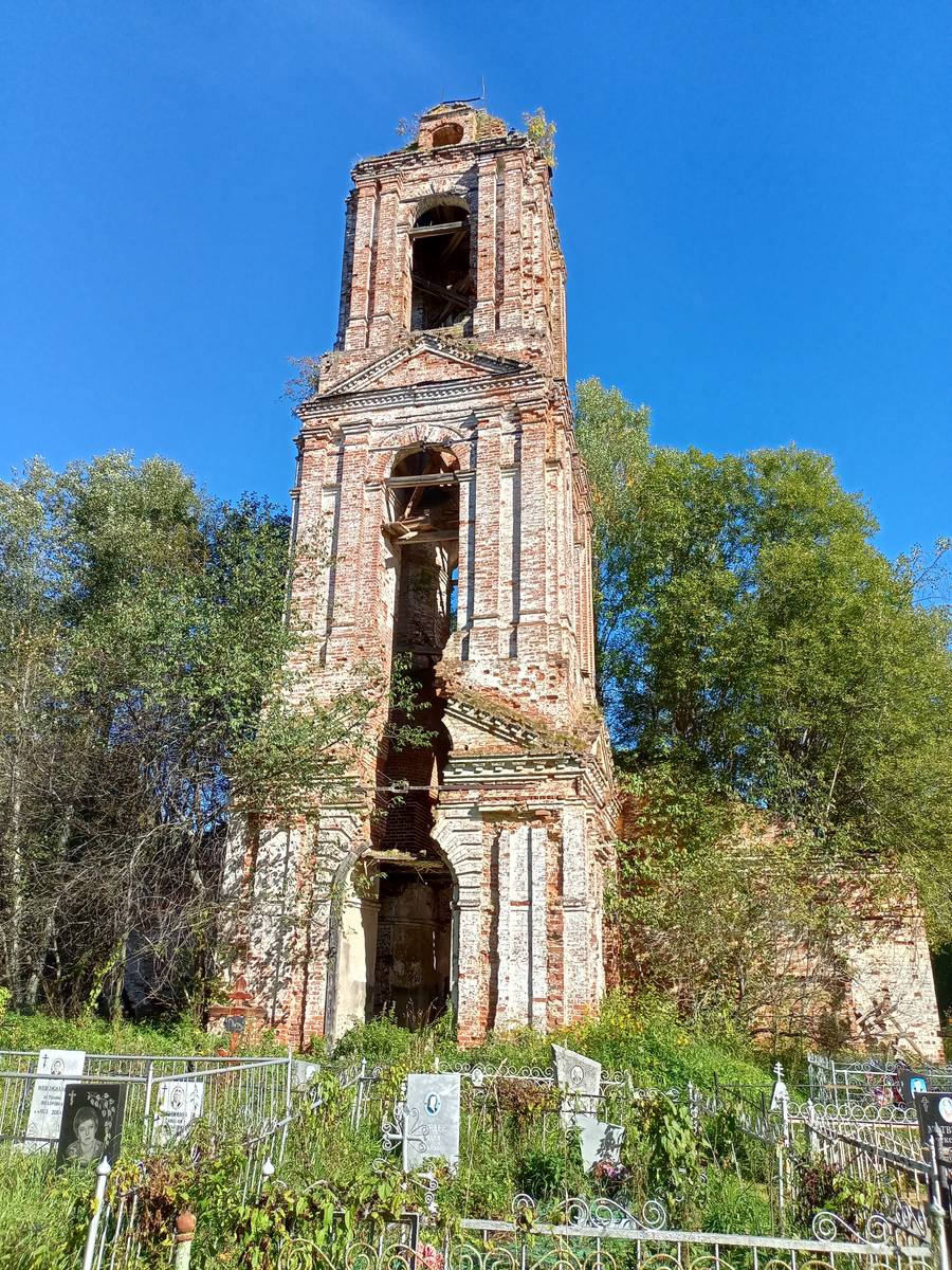 Церковь Боголюбской иконы Божией Матери, Самылово (Мантуровский район, Костромская область). фасады