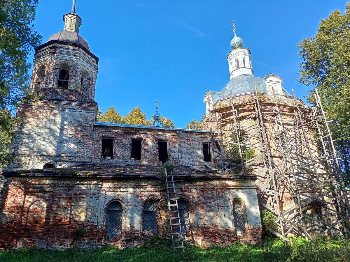 Церковь Георгия Победоносца, Георгиевск (Мантуровский район, Костромская область). фасады