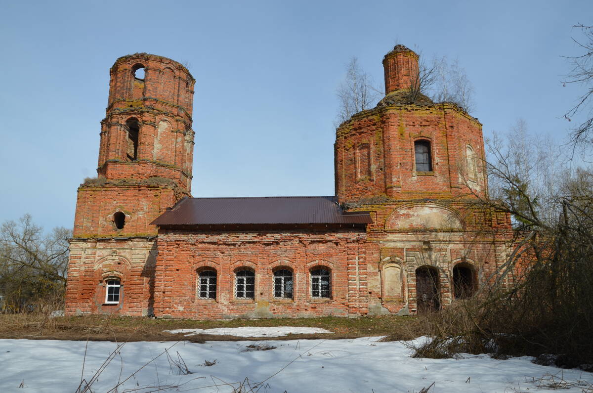 Церковь Рождества Христова, Рождествено (Перемышльский район, Калужская область). фасады