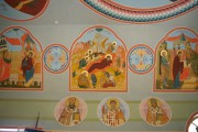 Церковь Воздвижения Креста Господня, Фрагмент росписи стен.<br>, Зилупе, Лудзенский край, Латвия