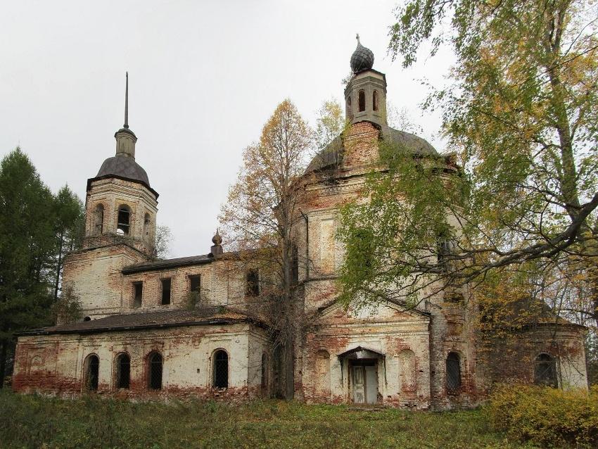 Церковь Георгия Победоносца, Георгиевск (Мантуровский район, Костромская область). фасады, вид с юга