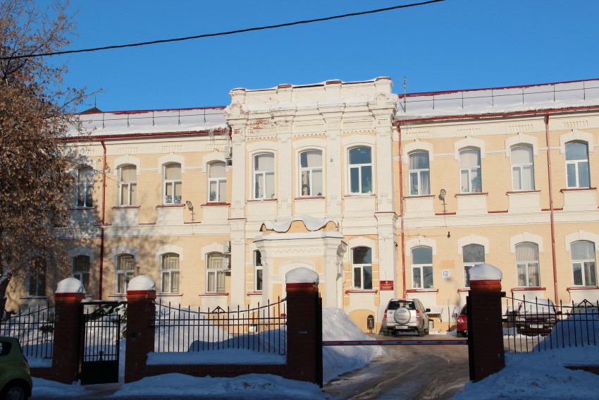 Домовая церковь Сретения Господня при бывшем мужском духовном училище, Владимир (Владимир, город, Владимирская область). фасады