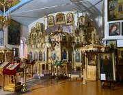 Марфо-Мариинский женский монастырь. Церковь Софии, Премудрости Божией (Покрова Пресвятой Богородицы), Главный иконостас, общий вид<br>, Ира, Кумертау, город, Республика Башкортостан