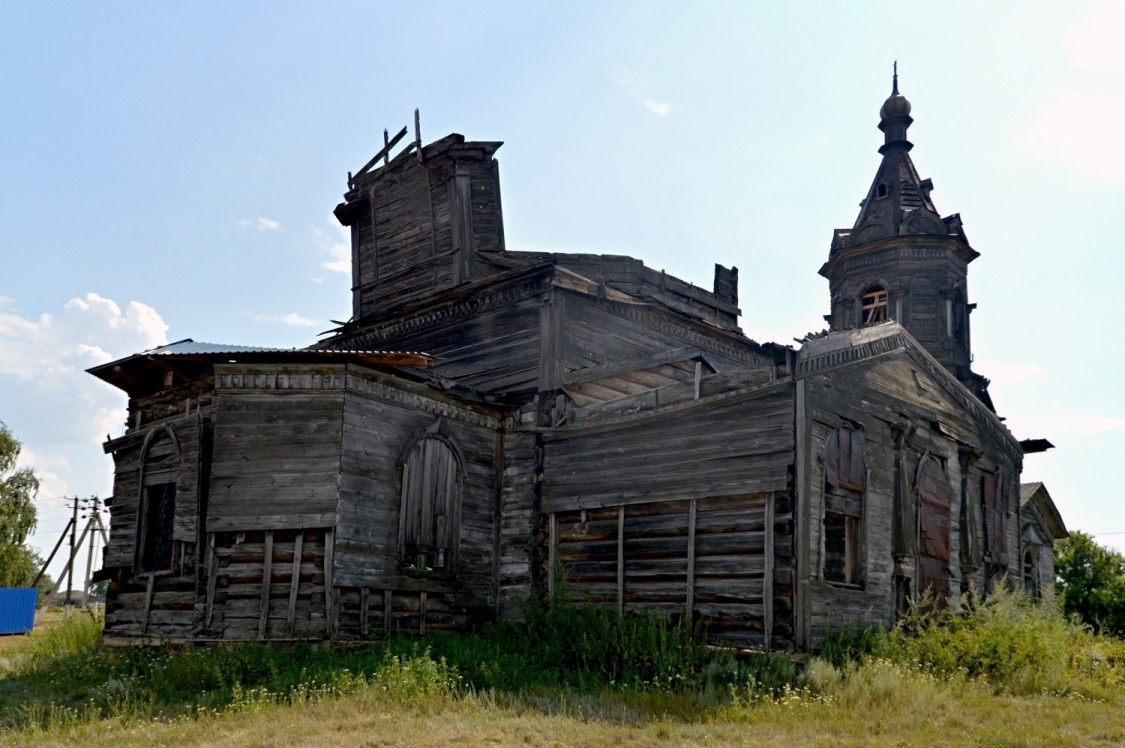 Тюковка. Церковь Николая Чудотворца. фасады