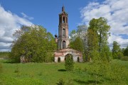 Церковь Троицы Живоначальной, Общий вид на погост с запада<br>, Губачёво, Угличский район, Ярославская область