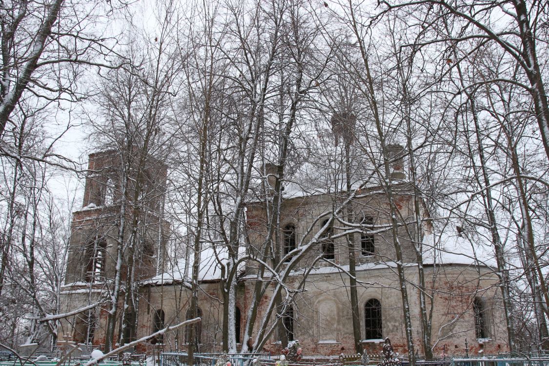 Церковь Смоленской иконы Божией Матери, Хмельники (Борисоглебский район, Ярославская область). фасады, Вид с юго-востока