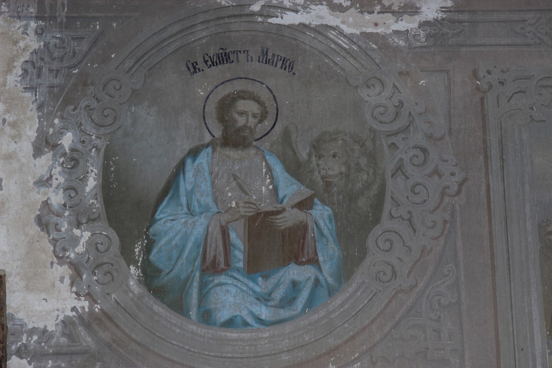 Церковь Смоленской иконы Божией Матери, Хмельники (Борисоглебский район, Ярославская область). интерьер и убранство, Фрески северной части