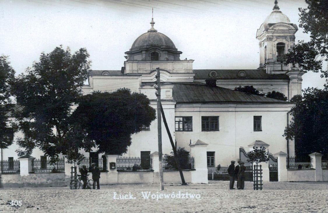 Луцк. Собор Троицы Живоначальной. архивная фотография, Троицкий собор в период польского периода (до 1939 г.)