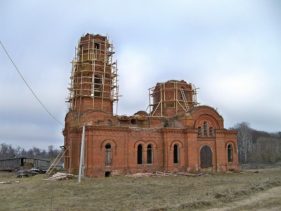 фасады. Церковь Рождества Пресвятой Богородицы, Корсики (Ершичский район, Смоленская область)