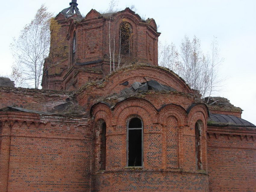 Церковь Рождества Пресвятой Богородицы, Корсики (Ершичский район, Смоленская область). архитектурные детали