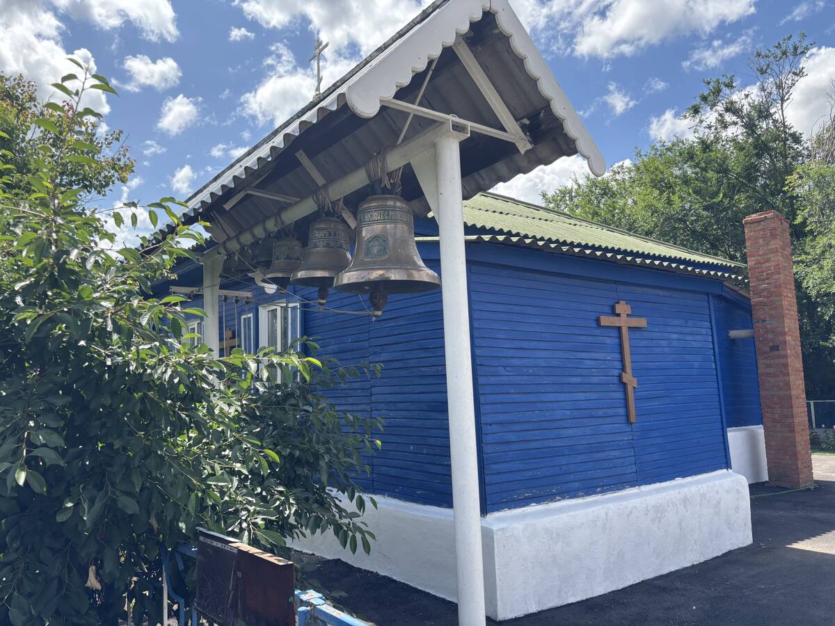 Церковь Покрова Пресвятой Богородицы, Каргинская (Шолоховский район, Ростовская область). архитектурные детали, Звонница. Каргинская.
