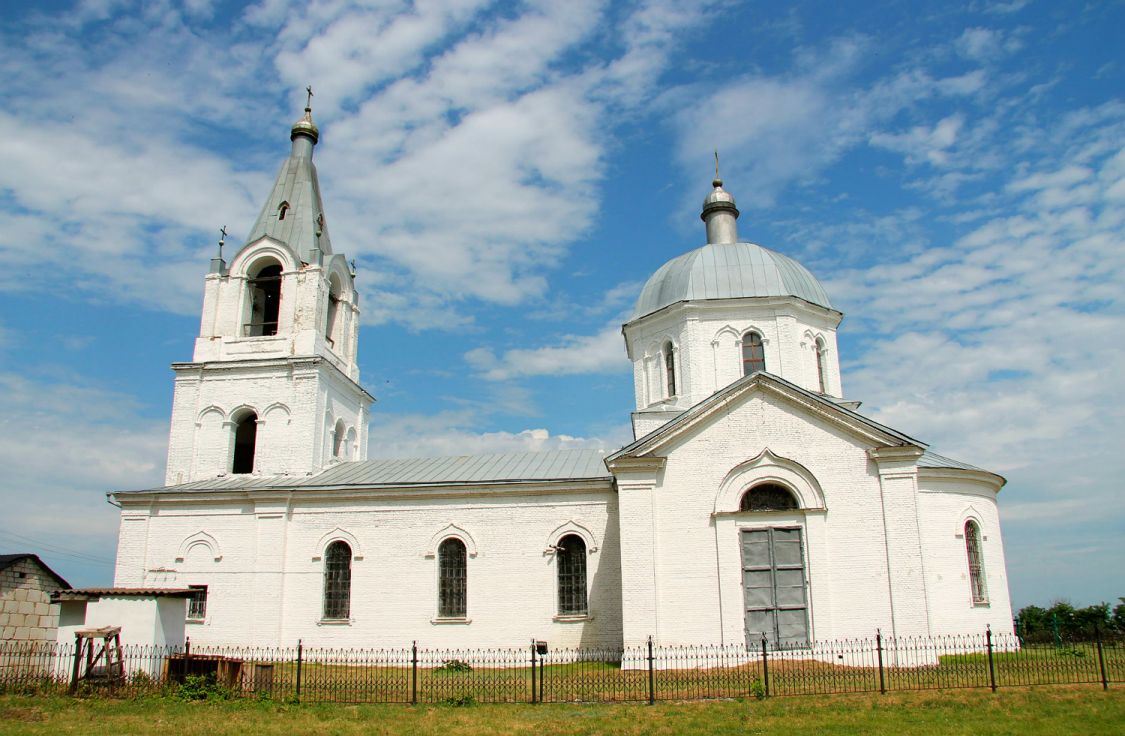 Берёзовка. Церковь Вознесения Господня. фасады