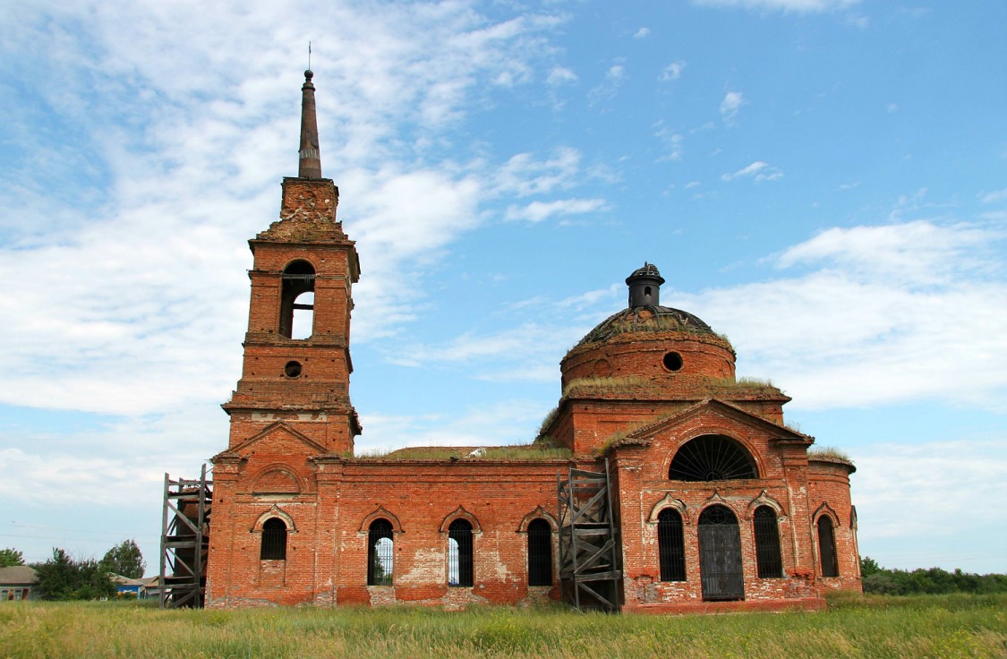 Церковь Казанской иконы Божией Матери, Старая Чигла (Аннинский район, Воронежская область). фасады