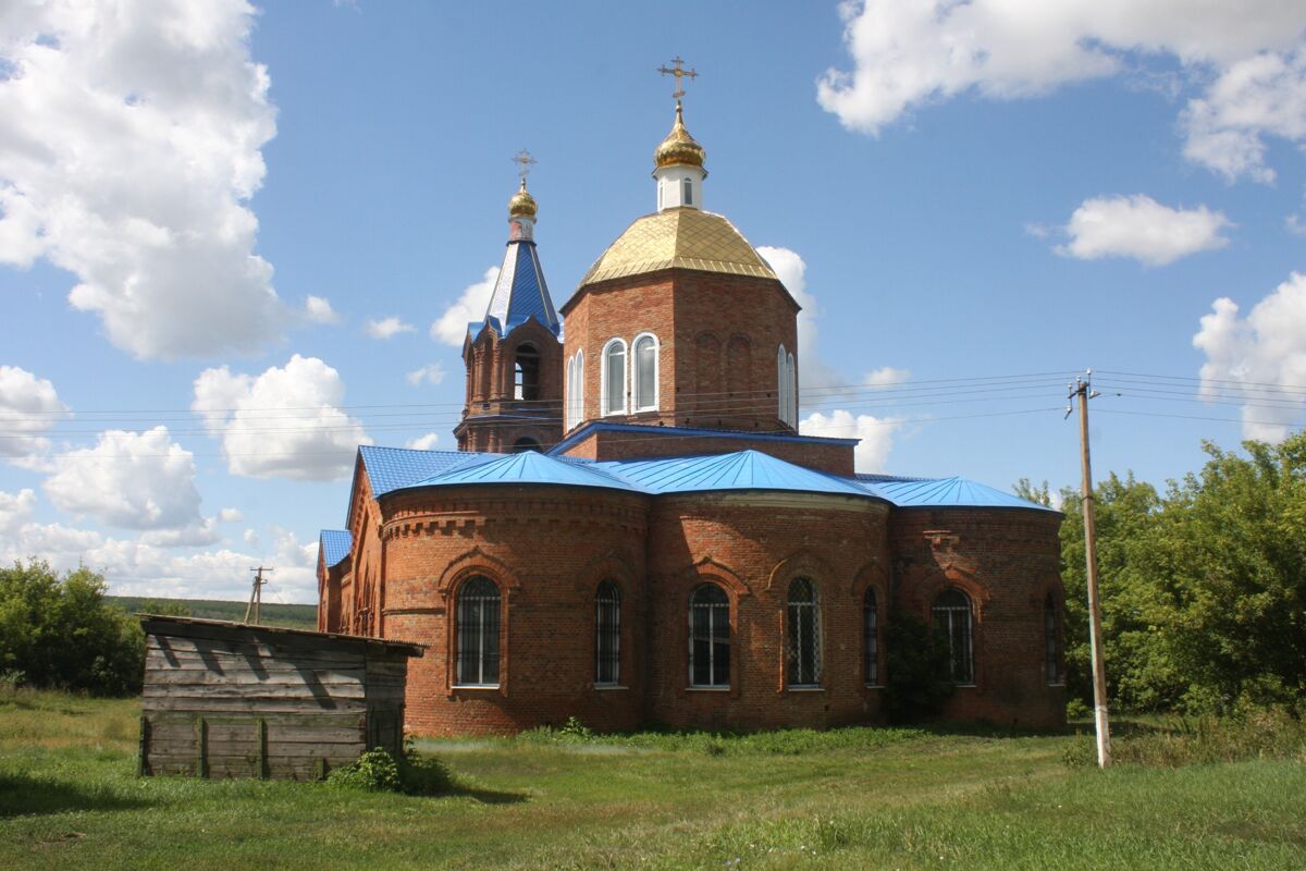 Церковь Покрова Пресвятой Богородицы (Сретения Господня), Никольское 2-е (Воробьёвский район, Воронежская область). фасады