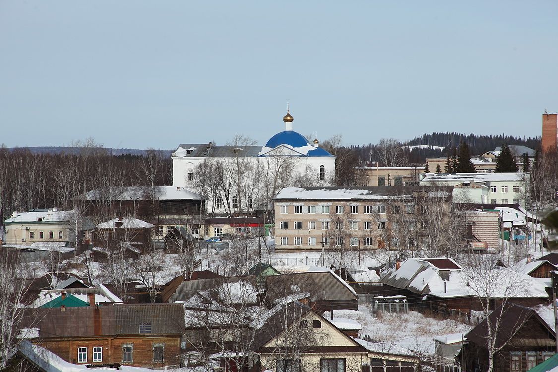 Церковь Петра и Павла, Нязепетровск (Нязепетровский район, Челябинская область). фасады, Вид с ул. Текина