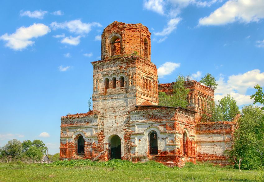 Замедянцы, урочище. Церковь Димитрия Солунского. фасады