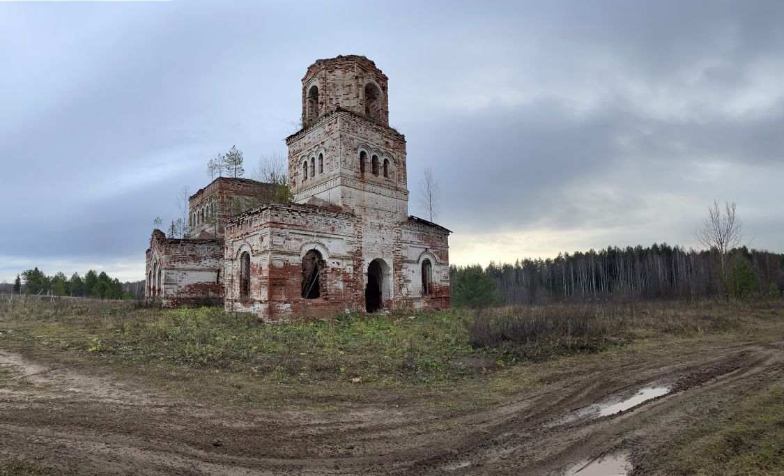 Замедянцы, урочище. Церковь Димитрия Солунского. фасады