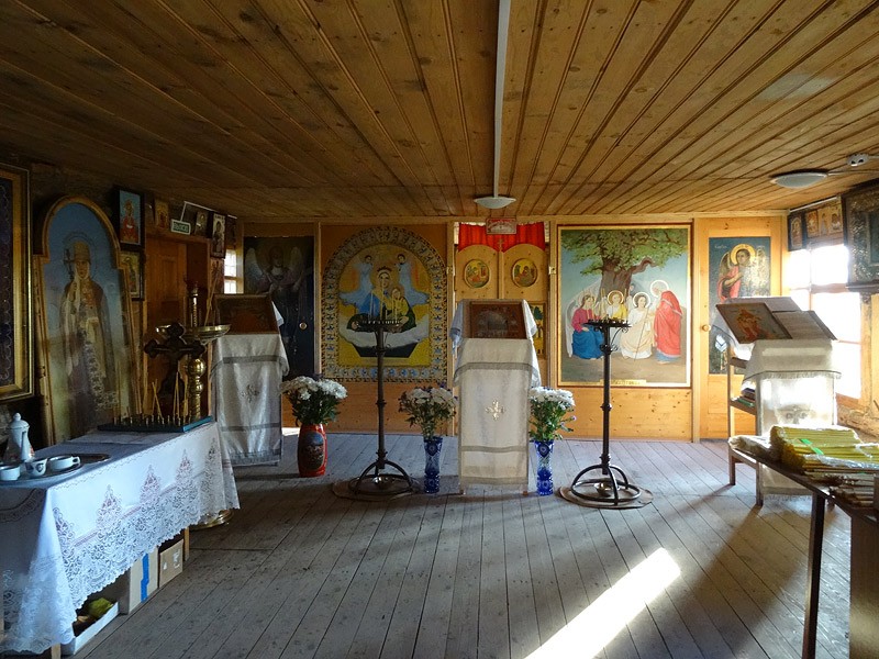 Церковь Николая Чудотворца, Выбуты (Псковский район, Псковская область). интерьер и убранство