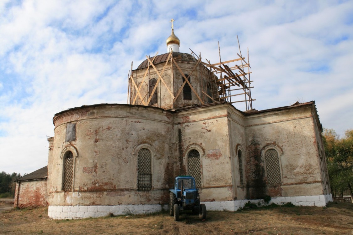 Церковь Воскресения Христова, Пески (Петропавловский район, Воронежская область). фасады