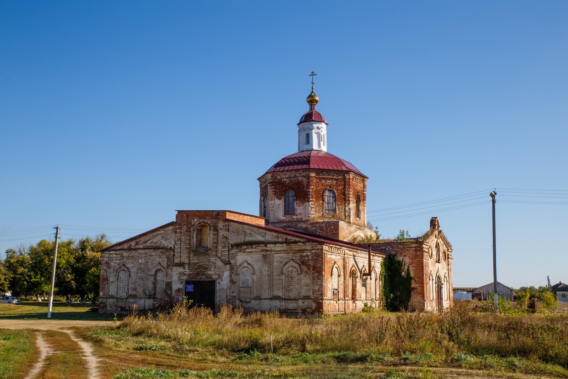 Церковь Михаила Архангела, Старая Меловая (Петропавловский район, Воронежская область). фасады